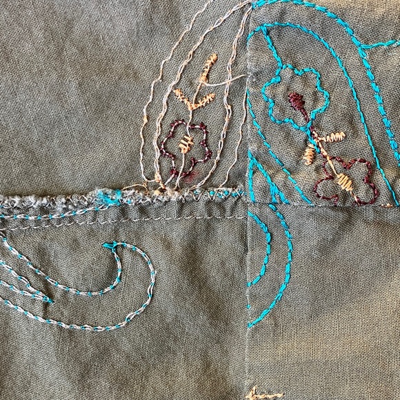 Green and Yellow Midi Dress - Picture 11 of 11